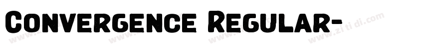 Convergence Regular字体转换 Convergence Regular字体转换